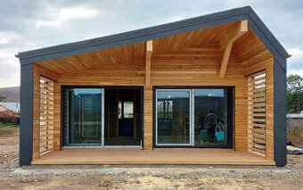 Drevodom E-home 63 - modulový, mobilný dom