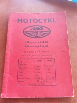 prirucka JAWA 250/350 (rok1955-1956).