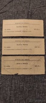 Staré vstupenky Spartak Taz Trnava