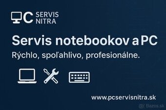 ⭐⭐⭐⭐⭐ Rýchly servis PC a notebookov Nitra a okolie