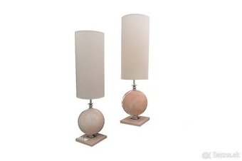 Luxusná nová nočná alebo stolová lampa mramorové sklo