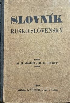 Slovník Slovensko-ruský 1944