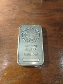 Strieborná tehlička 1oz