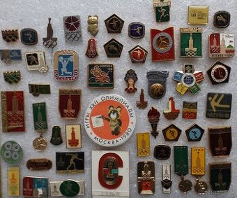 športové odznaky - OH 1980 Moskva