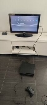 Konzola PS3 Slim CECH-3004A + 4 ovládače + 7 hier + 1 myš