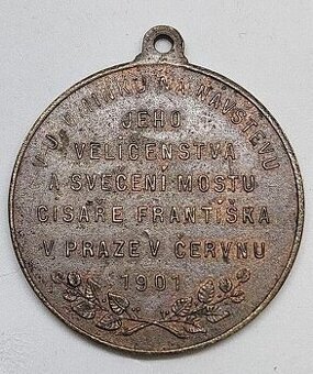 Medaila F.J.I. Rakúsko - Uhorsko - 1901 - Christlbauer