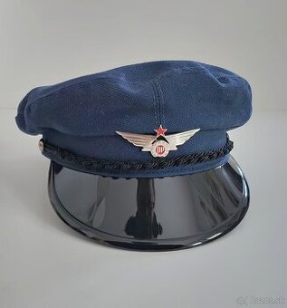 Čiapka - brigadýrka, vodič MHD 1989 Veľkosť 57