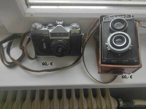 Predám staré funkčné fotoaparáty 2 ks