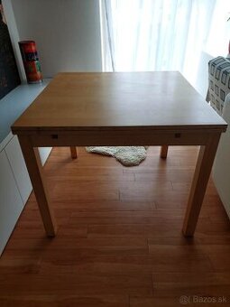 Jedálenský stol IKEA 90x90 rozkladaci