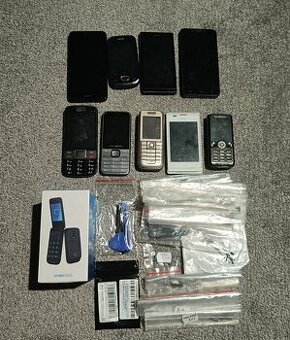 Lot mobilných telefónov/náhradných dielov