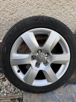 Hlinikive disky na audi a6c6 +letne gumy. Top stav