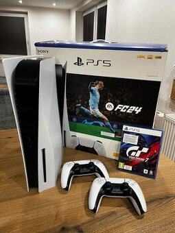 PS5 s mechanikou | 2x ovládač | 2x hry