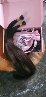 Luxusné MIREZE I-Tip vlasy zo 100 % pravých ľudských vlasov