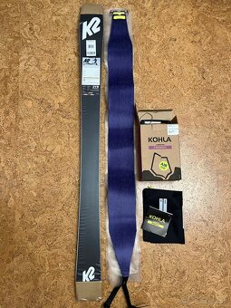 Detske skialpove lyze K2 wayback jr 84/136cm a pasy