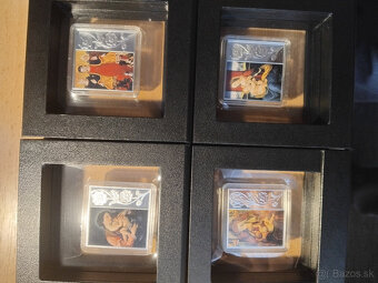 strieborne umelecke mince