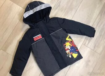 chlapčenská zimná bunda  Požiarnik Sám - 98/ 3 r