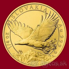 Zlatá 1/4 oz investičná minca Orol 2023 stand