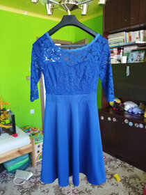 Kráľovsky modré šaty - 1