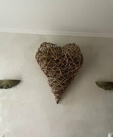 Srdce z liany dekorácia - 1