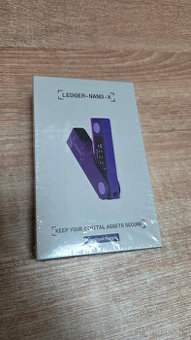 Ledger Nano X Amethyst Purple Crypto hardvérová peňaženka