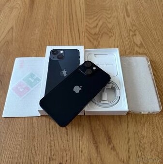 iPhone 13 Mini 128 gb Midnight v záruke + príslušenstvo