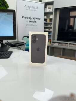 Apple iPhone 16 128GB Black-NOVÝ
