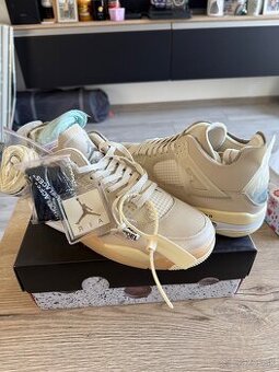 JORDAN 4 RETRO "OFF-WHITE SAIL