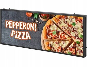 Farebná svetelná LED reklama panel displej 103x45cm