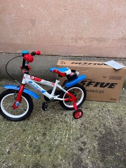 Detský bicykel 14'' RED/BLUE od 2-4roky