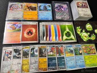 Pokemón MEGA balík (C): 100ks kariet v obaloch s EX + darček