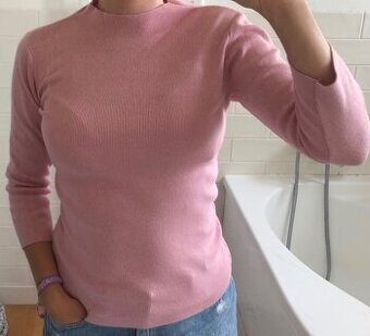 ————Bledoružový sveter Reserved, S/36, 5.80 E———— - 1