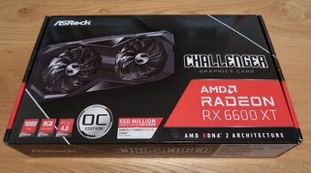 Predám GPU AMD Radeon RX 6600 XT AsRock Challenger