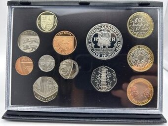 Royal mint Proof set britských mincí proof Kew Garden