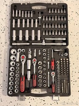 KS Tools - Gola sada 1/4"+3/8"+1/2" 195-dielna