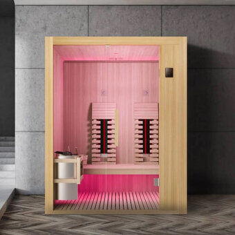 Kombinovaná infra a fínska sauna ALASKA pre 2 osoby