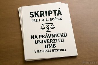 UMB Pravnicka fakulta - podklady k studiu 2025/2026