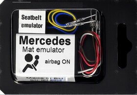 Mercedes Benz záťažová dečka airbagu emulátor v sedadle