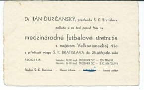 Slovenský štát - raritný lístok na zápas Slovensko-Nemecko
