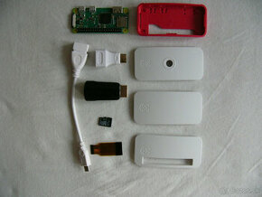 Predám Raspberry Pi Zero W + LCD + kl., myš, zdroj, SD karta - 1