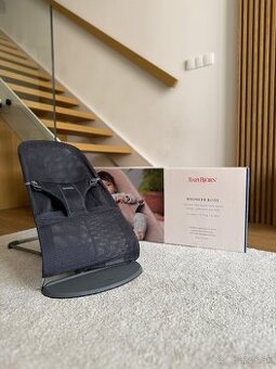 BabyBjörn Lehátko Bouncer BLISS Anthracite Mesh