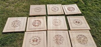 Ručne vyrezávané ozdobné dosky