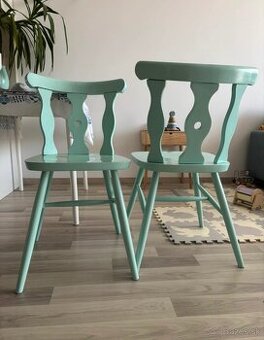 Stoličky Drevo retro