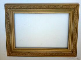 Starý zdobený obrazový rám - 1