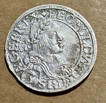 3 Kreuzer 1663 Viedeň