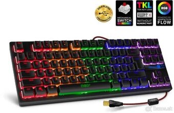 Herná klávesnica CONNECT IT NEO+ Compact mechanická – CZ/SK