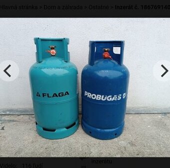 Plynová fľaša