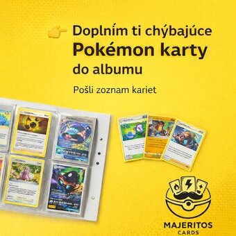 ⭐️Dopĺňanie Pokémon kariet do albumov & Master setov⭐️