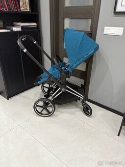 Cybex priam 2021 mouintain blue nový poťah