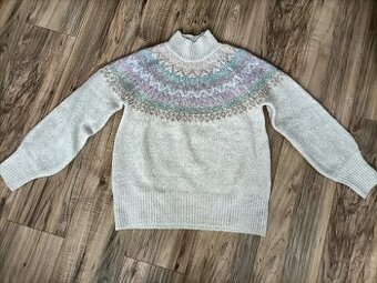 Pulóver s nórskym vzorom