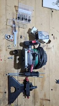 Horná fréza Parkside POF 1200 D3 – Top stav + Sada fréz